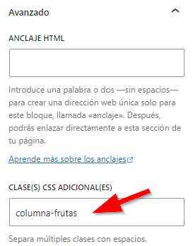 Añadir clase adicional CSS